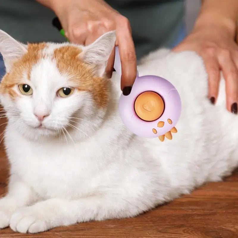 Self-Cleaning Dog & Cat Brush | Easy Hair Removal Tool for Pets