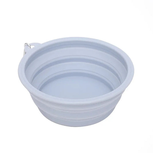 Foldable Silicone Dog Bowl For Travel | Portable Pet Dish