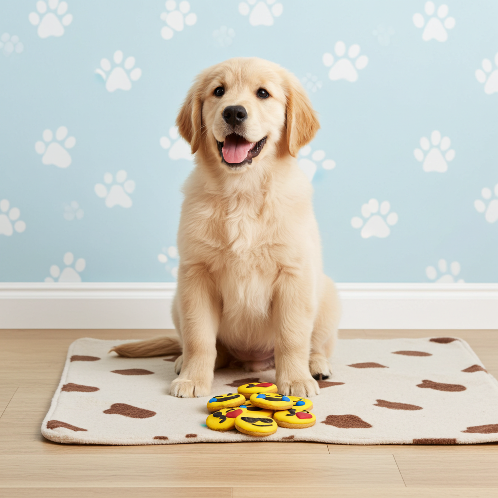 Peanut Butter Treats for Dogs - Emoji Peanut Butter Organic Dog Cookies