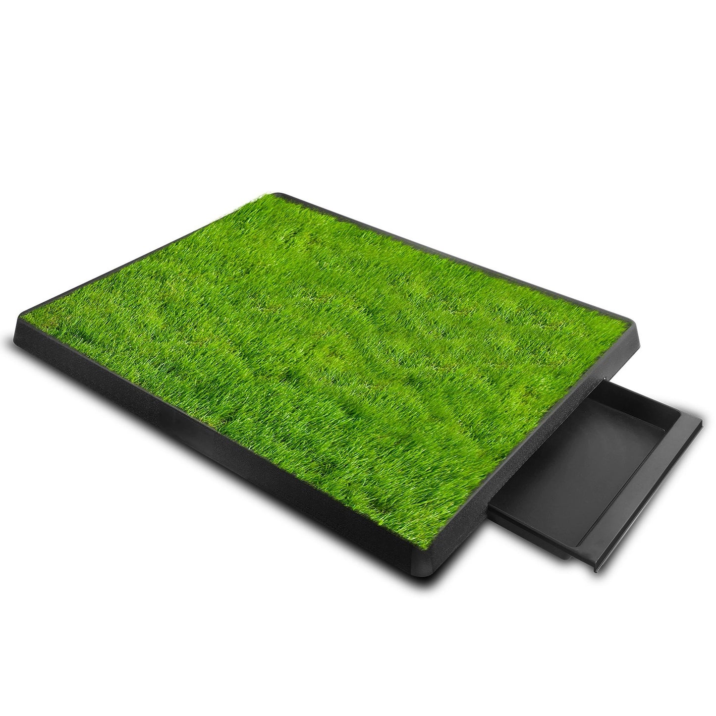 Artificial Grass Dog Potty with Tray | 3-Layer Grass Dog Potty Training Pad