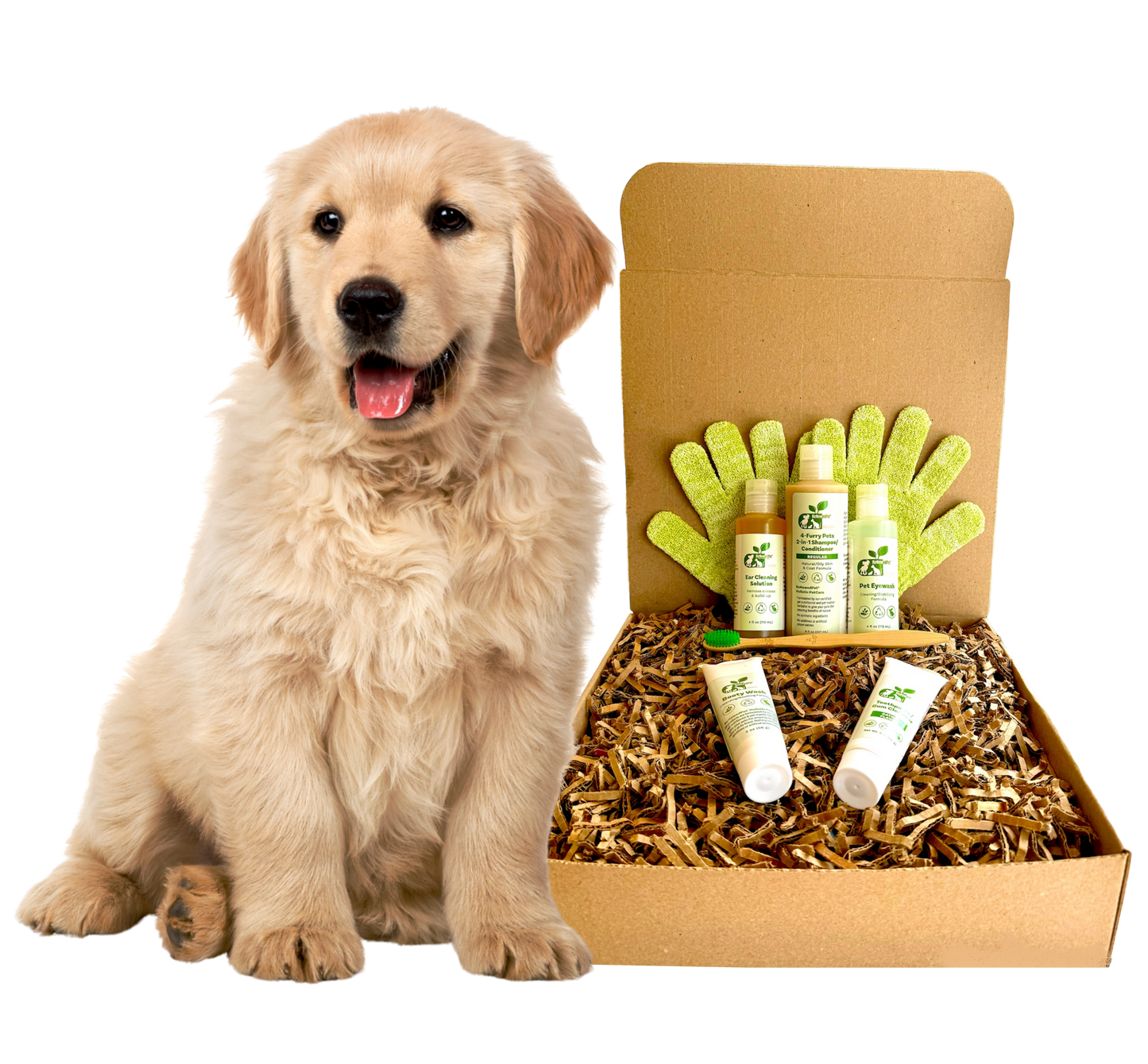 Restorative Dog Grooming Kit | Organic Sensitive Skin Care Set for Pets