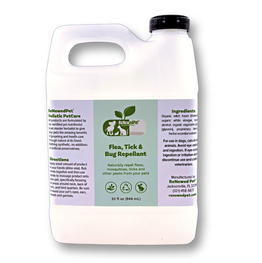 All-Natural Flea and Tick Repellent for Dogs and Cats | Organic Bug Shield