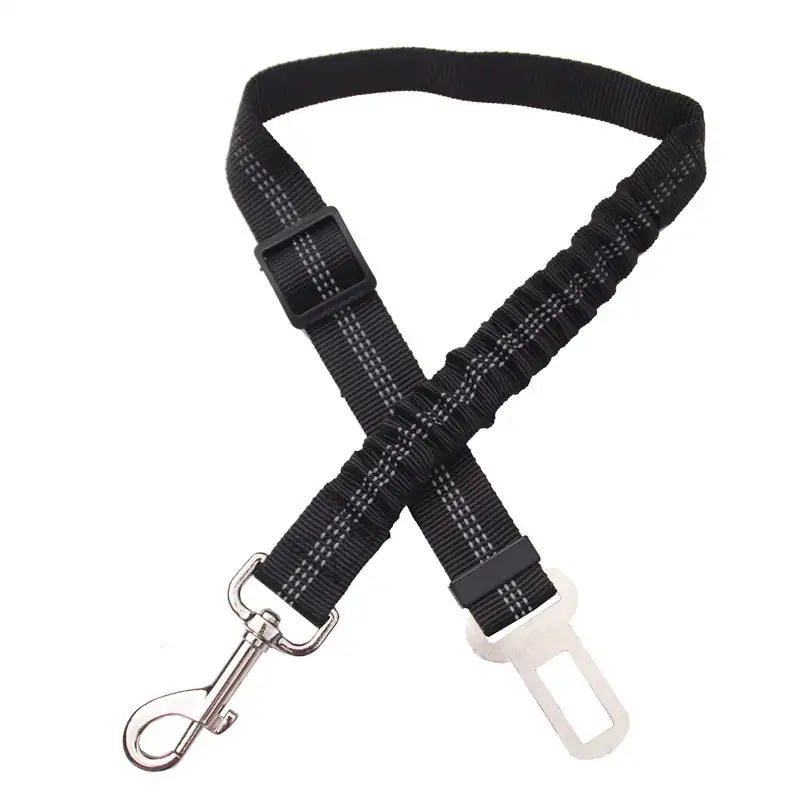 Reflective Dog Car Safety Belt Leash | Night-Visible Vehicle Travel Tether