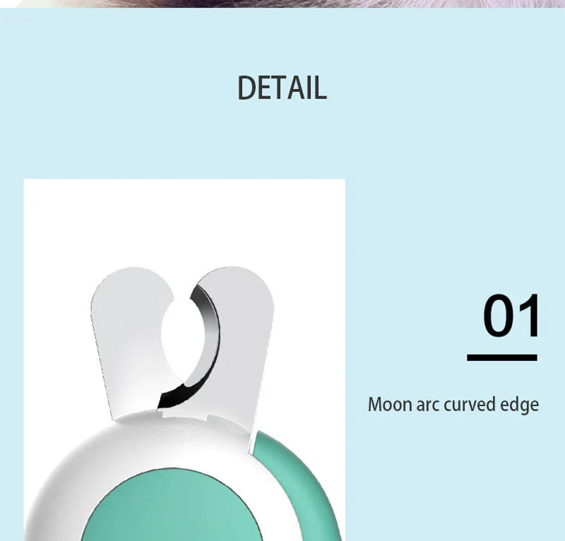 LED Pet Nail Clipper | Cat & Small Dog Grooming Scissors