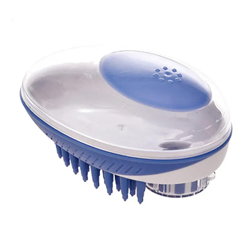 Dog Bath Brush | 2-in-1 Pet Shampoo Brush with Dispenser