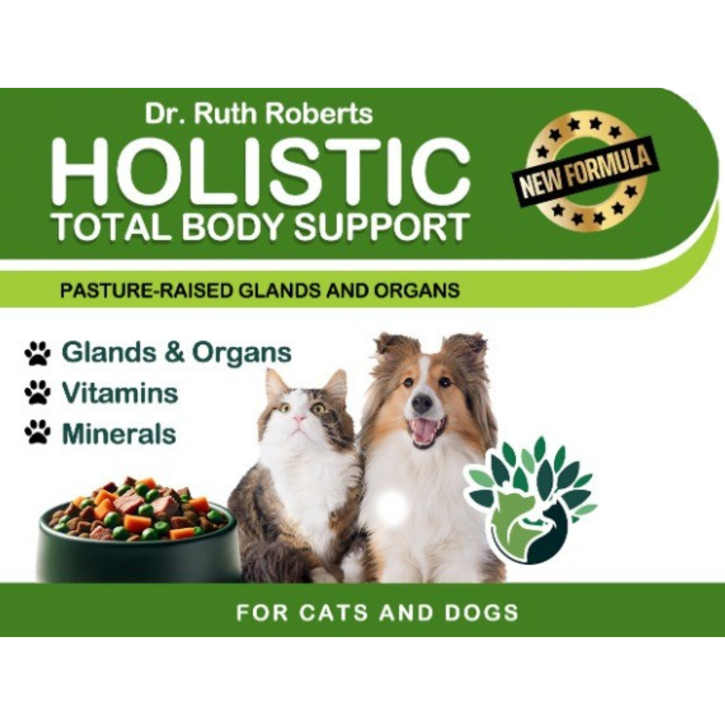 Pet Total Body Support: Dog and Cat Multivitamen Powder