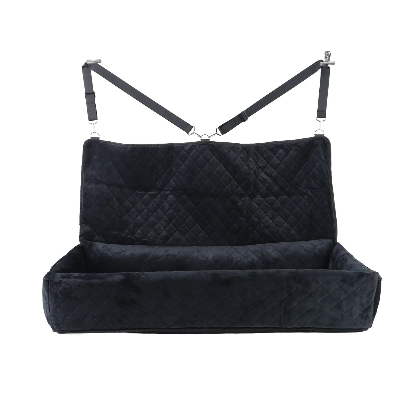 Huntley Pet Dog Car Seat for Large Dogs up to 100 lbs | XL Back Seat Booster & Bed