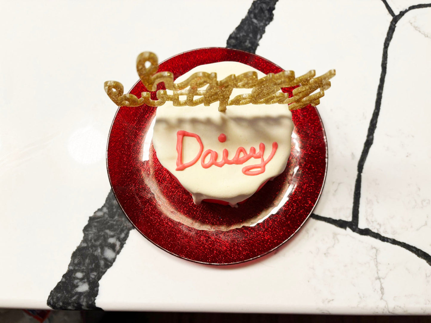 Organic Dog Birthday Cake - Gotcha Dog Cake