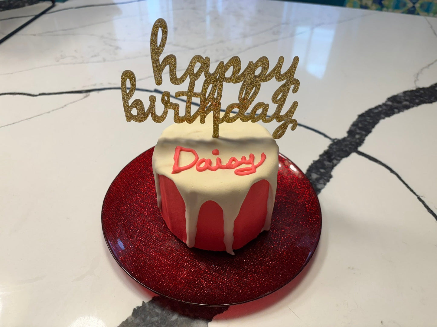 Organic Dog Birthday Cake - Gotcha Dog Cake