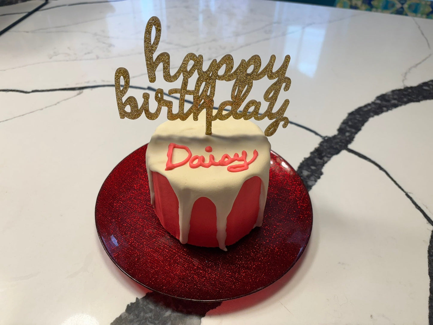 Organic Dog Birthday Cake - Gotcha Dog Cake