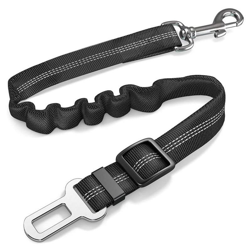 Adjustable Pet Car Seat Belt for Dogs and Cats | Elastic Safety Lead for Pets