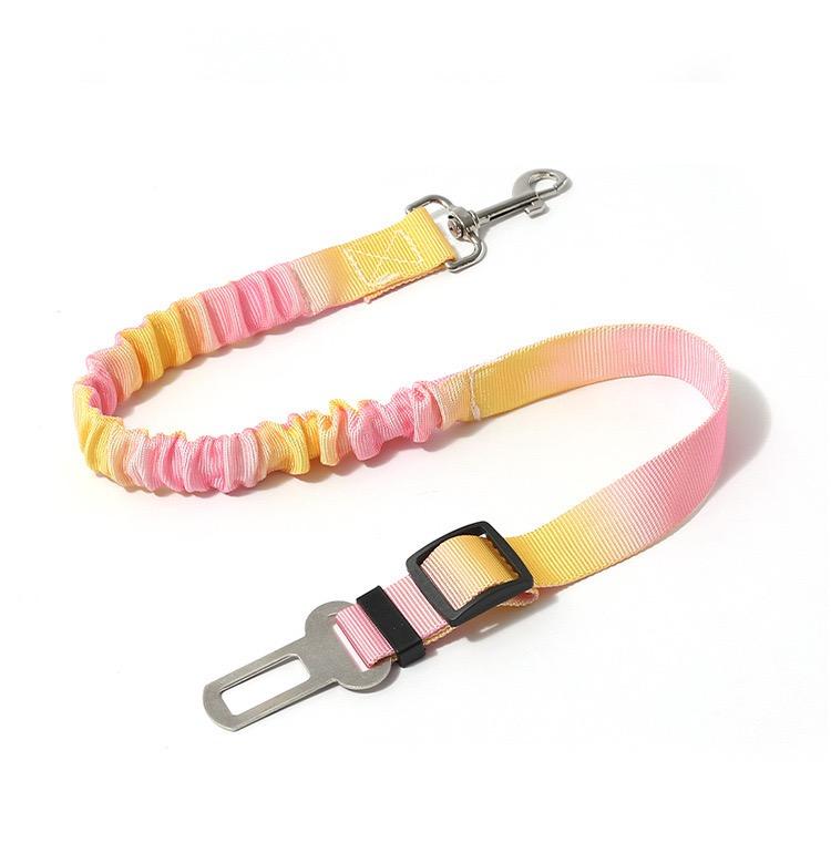Adjustable Pet Car Seat Belt for Dogs and Cats | Elastic Safety Lead for Pets
