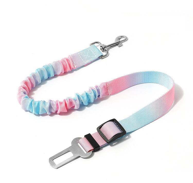Adjustable Pet Car Seat Belt for Dogs and Cats | Elastic Safety Lead for Pets