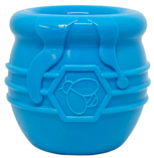 Honey Pot Dog Treat Dispenser | Durable Rubber Enrichment Toy | USA Made