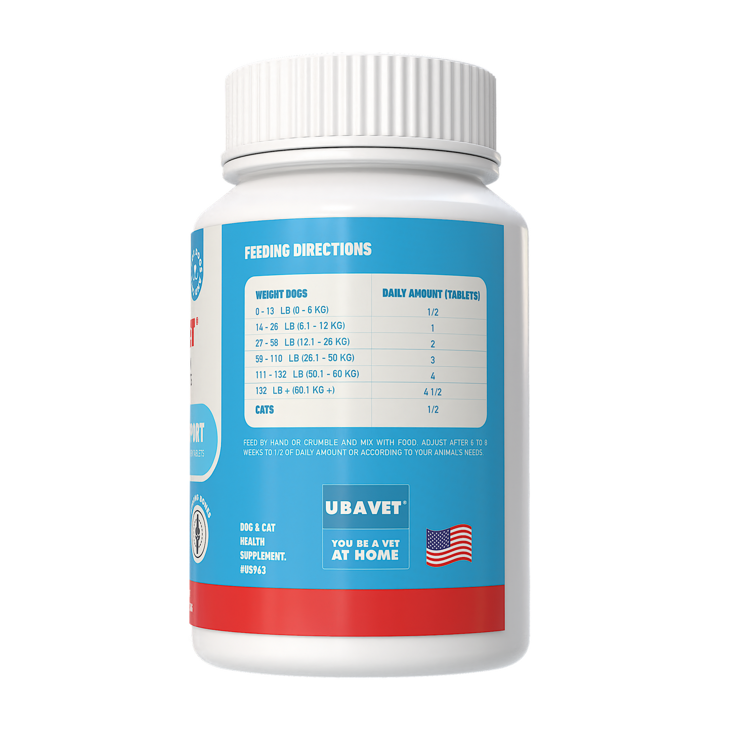 Keep Them Moving: Dogs and Cats Joint Support Advanced Joint Care Tablets with Glucosamine