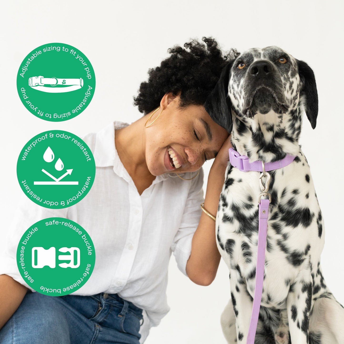 Original Waterproof Dog Collar for Everyday Walks
