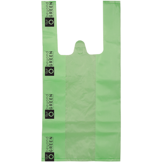 beyondGREEN Dog Waste Bags with Handles – 100 Count – Made in USA