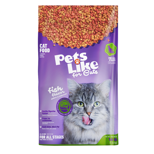 Pets Like Balanced Dry Cat Food – 16 lb Value Bag for Healthy Skin & Coat