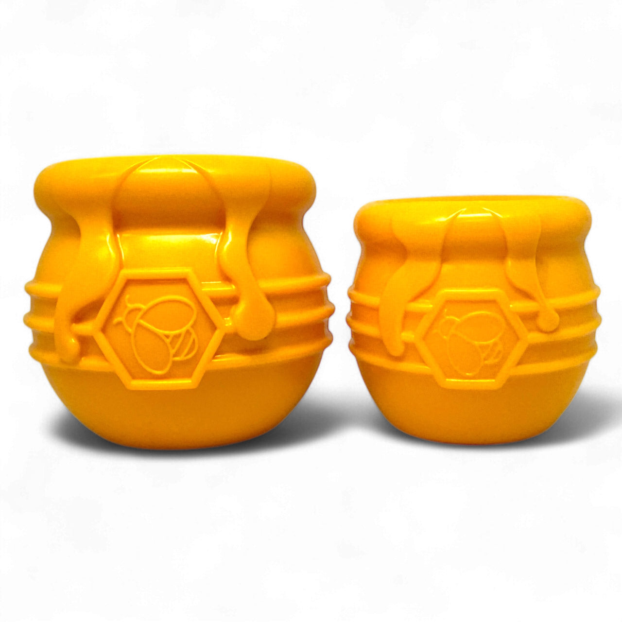 Honey Pot Dog Treat Dispenser | Durable Rubber Enrichment Toy | USA Made