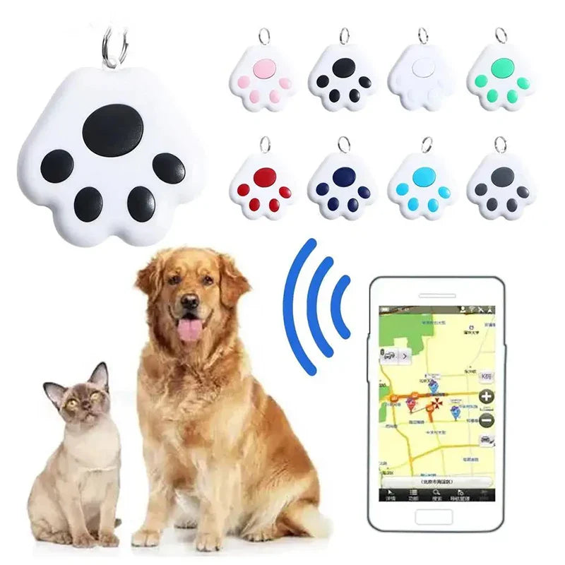Mini Bluetooth Pet Tracker & Anti-Lost Locator | Dog Claw Design for Keys, Wallets, and Collars