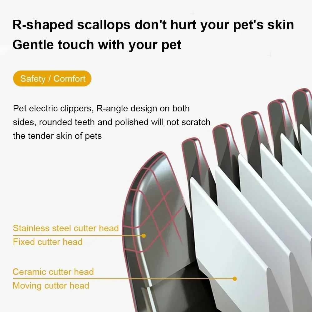 Cordless Dog & Cat Clipper | Pet Hair Trimmer Kit