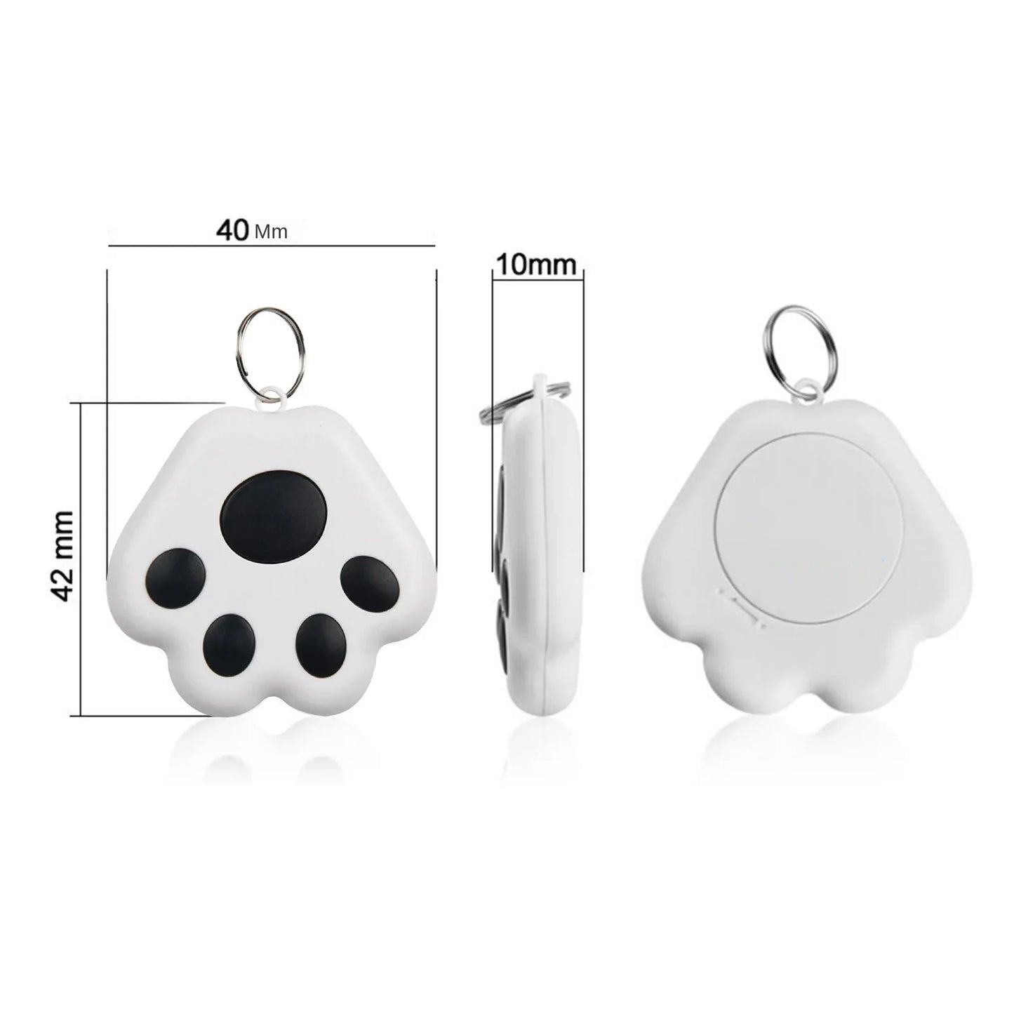 Mini Bluetooth Pet Tracker & Anti-Lost Locator | Dog Claw Design for Keys, Wallets, and Collars