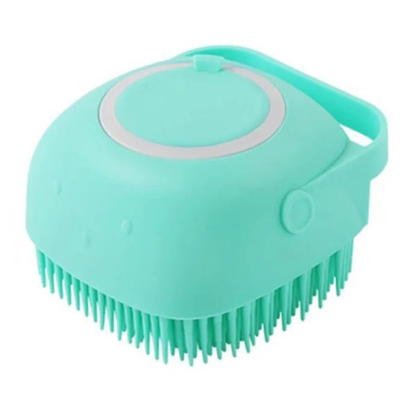 Silicone Dog Bath Brush | Soft Pet Massage & Grooming Tool