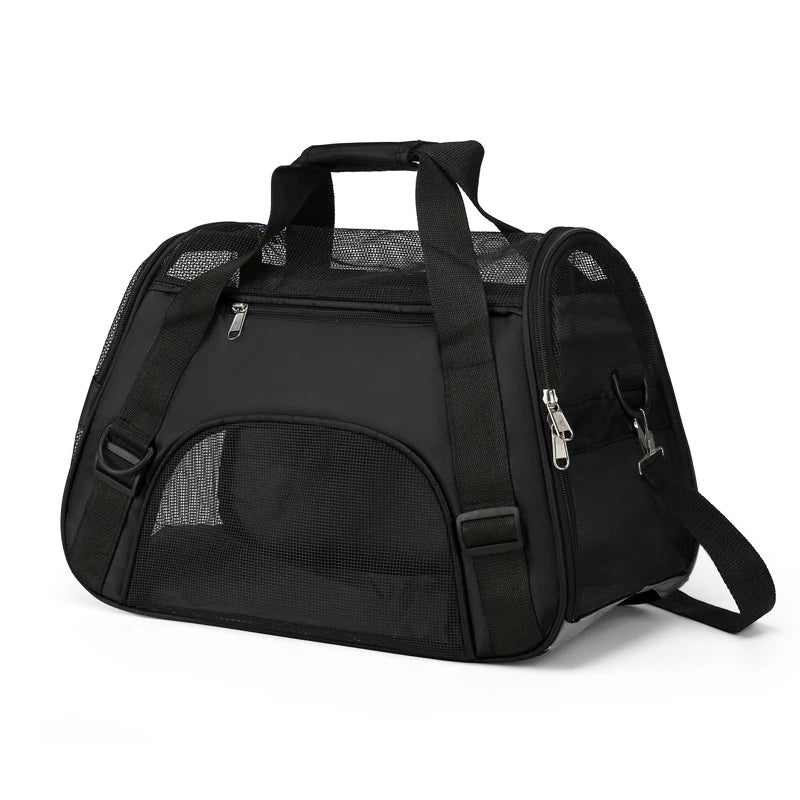 Foldable Pet Carrier Bag, Soft-Sided Travel Tote | Airline Approved S/M/L