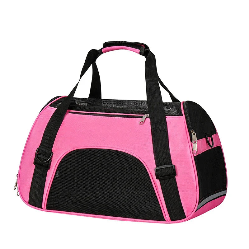 Foldable Pet Carrier Bag, Soft-Sided Travel Tote | Airline Approved S/M/L