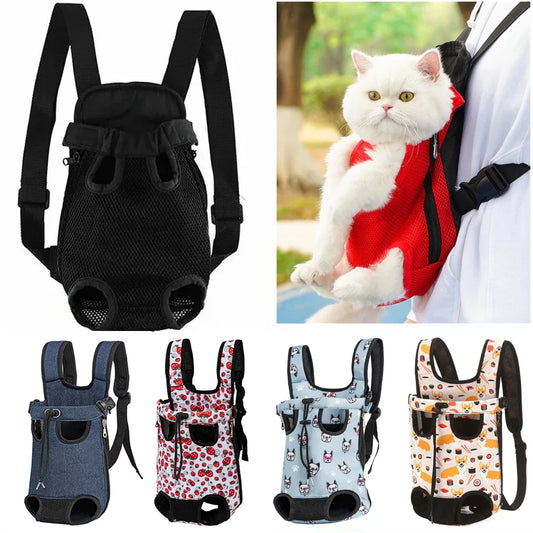 Adjustable Pet Backpack Carrier for Cats | Carry Cat in Backpack