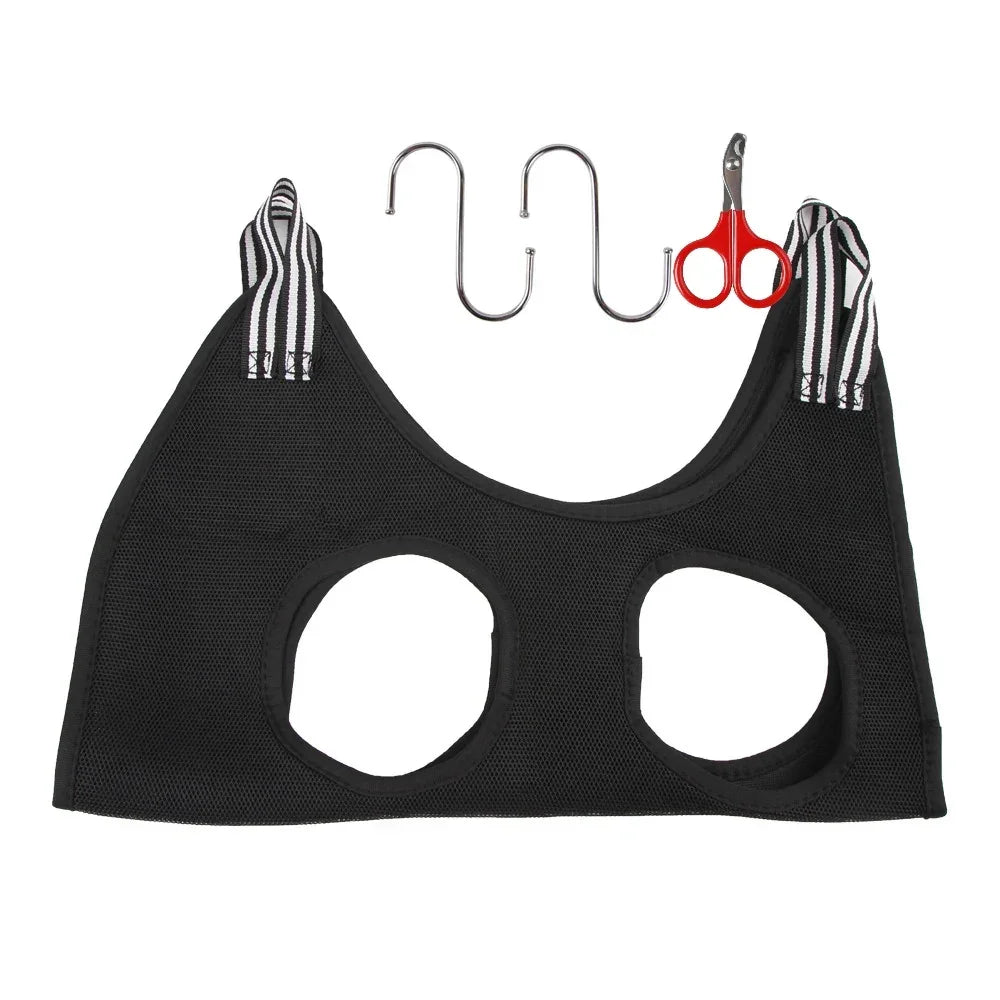 Dog & Cat Grooming Hammock | Stress-Free Hanging Pet Restraint Bag