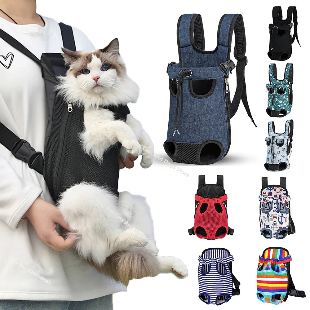 Adjustable Pet Backpack Carrier for Cats | Carry Cat in Backpack