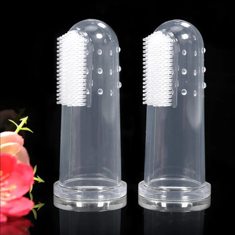 Silicone Pet Finger Toothbrush | Cat & Dog Oral Hygiene Brush