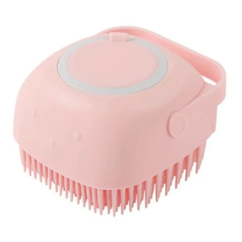 Silicone Dog Bath Brush | Soft Pet Massage & Grooming Tool
