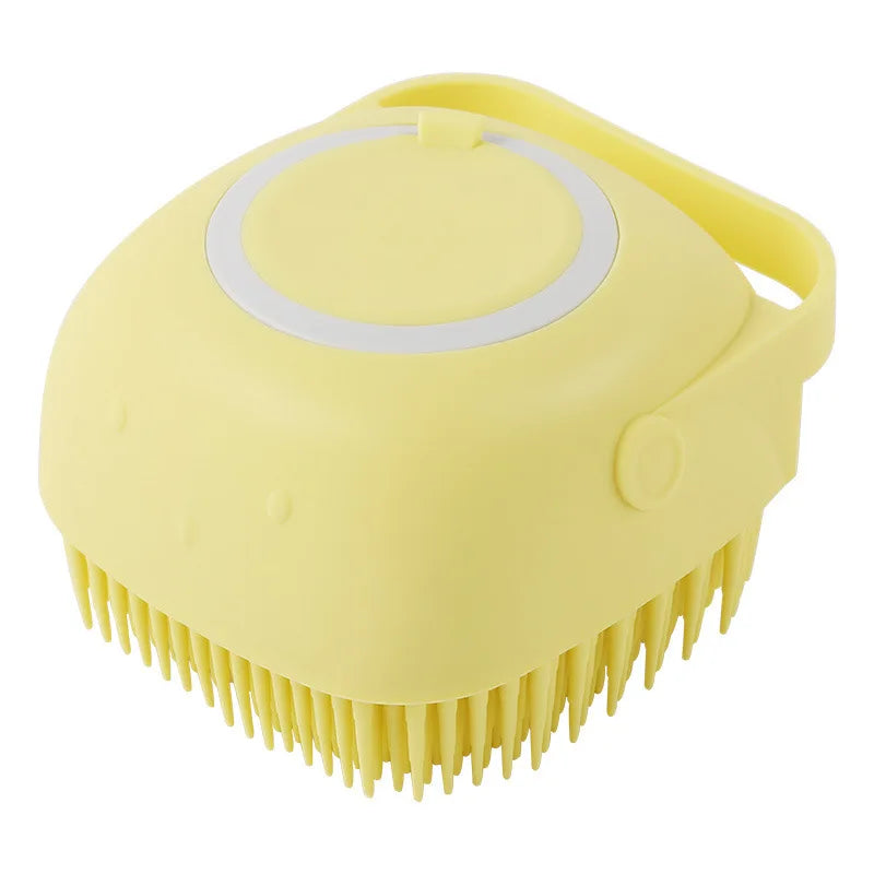Silicone Dog Bath Brush | Soft Pet Massage & Grooming Tool
