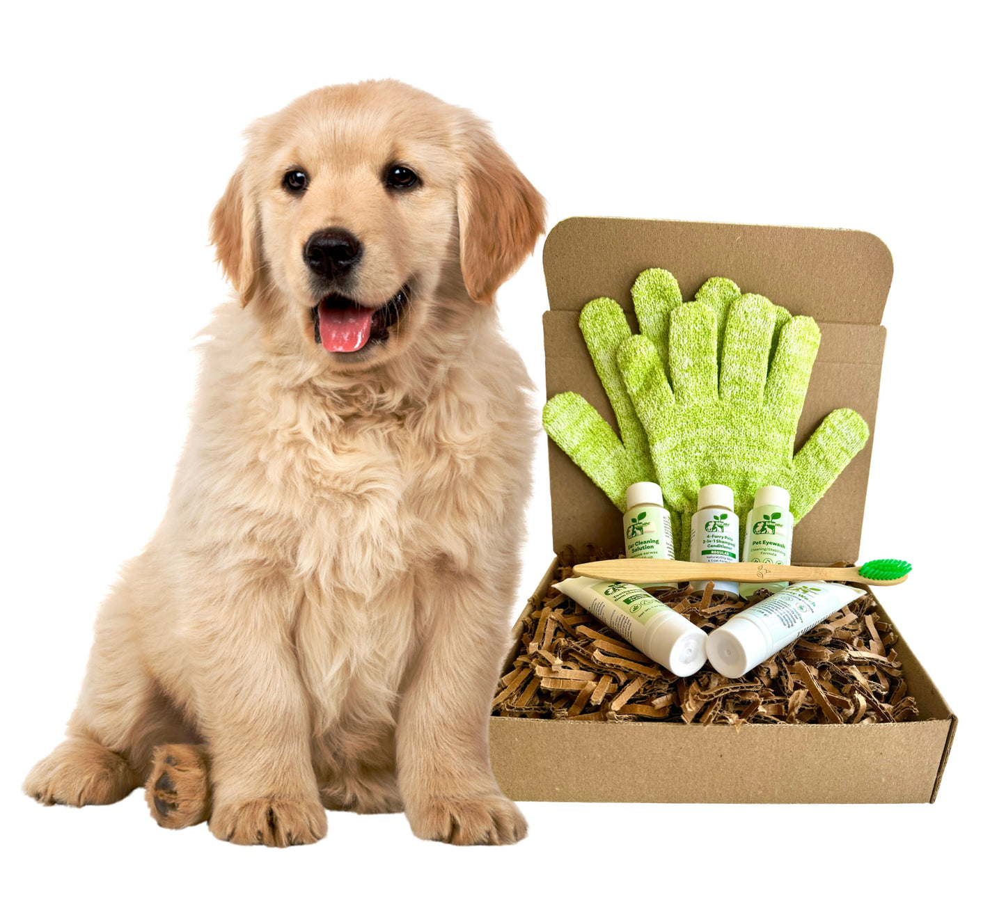 Restorative Dog Grooming Kit | Organic Sensitive Skin Care Set for Pets