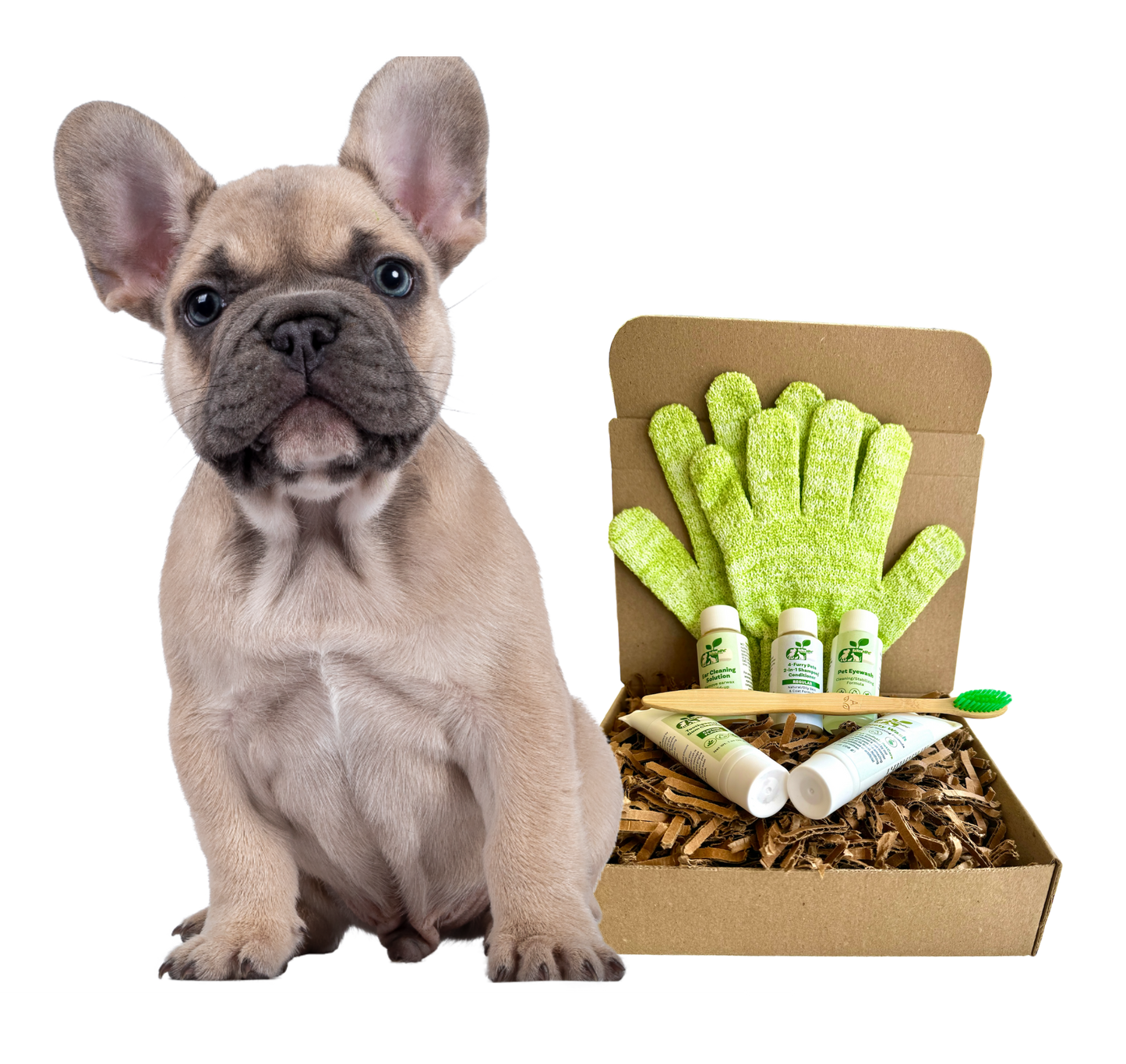 Organic Grooming Kit for Dogs | 4-Furry Dogs Pet Care Set
