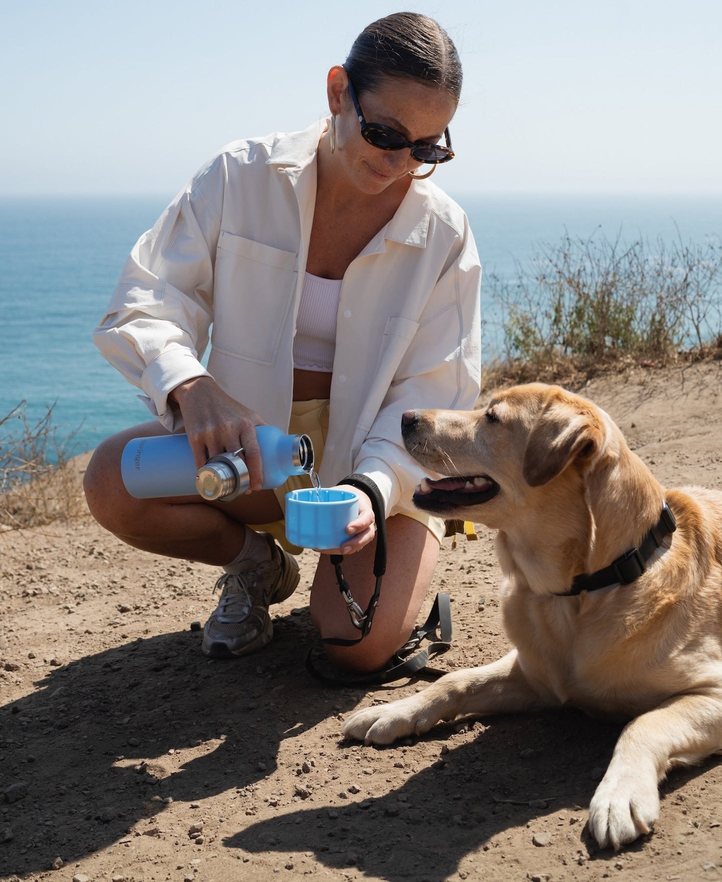 24oz Dog & Me Insulated Water Bottle with Detachable Dog Bowl