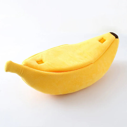 Banana Cat Bed House, Cute & Cozy Hideaway | Peelable Novelty Nest