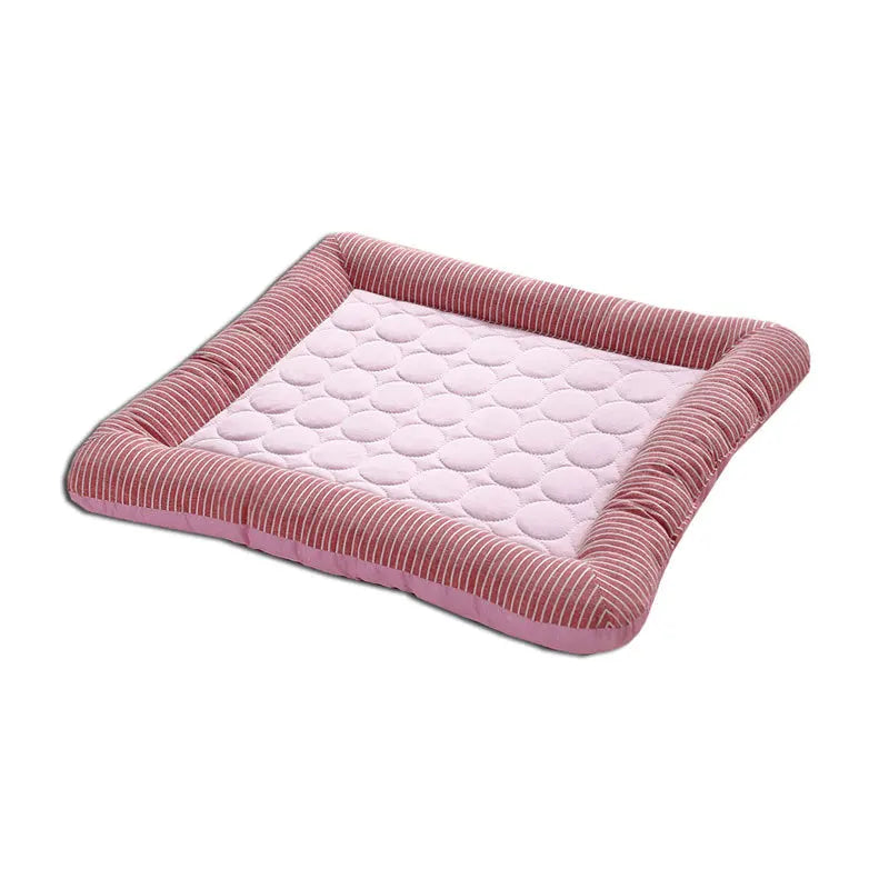 Ice Silk Pet Cooling Mat | Portable Cooling Pad for Dogs & Cats with Non-Slip Bottom | Machine Washable