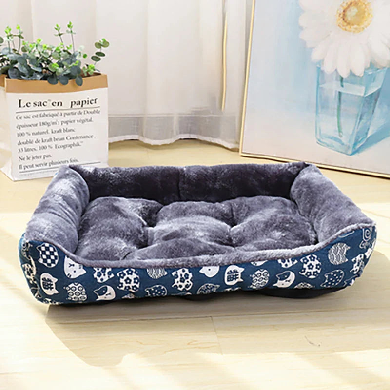 Large Dog Sofa Bed | Orthopedic Pet Couch with Non-Slip Bottom & Removable Washable Cover | Sizes S-XXL