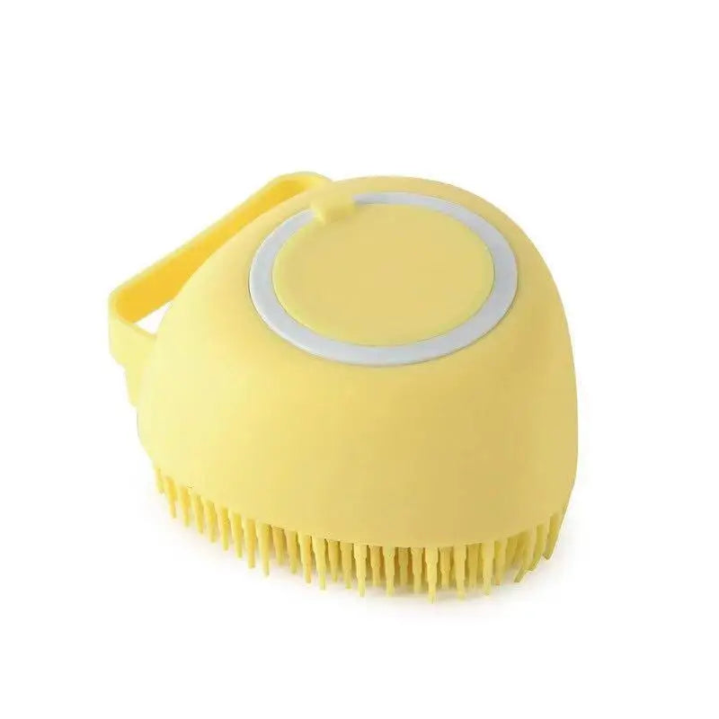 Silicone Dog Bath Brush | Soft Pet Massage & Grooming Tool