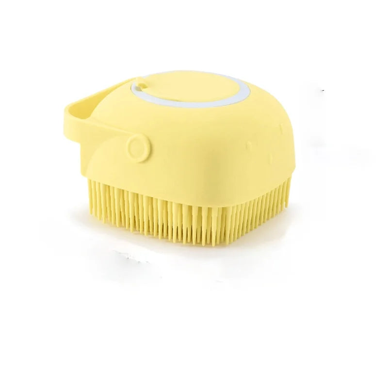 Silicone Dog Bath Brush | Soft Pet Massage & Grooming Tool