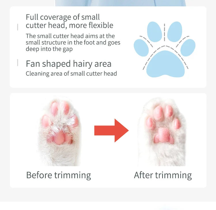 Electric Pet Paw Shaver | Nail Trimmer for Cats & Dogs