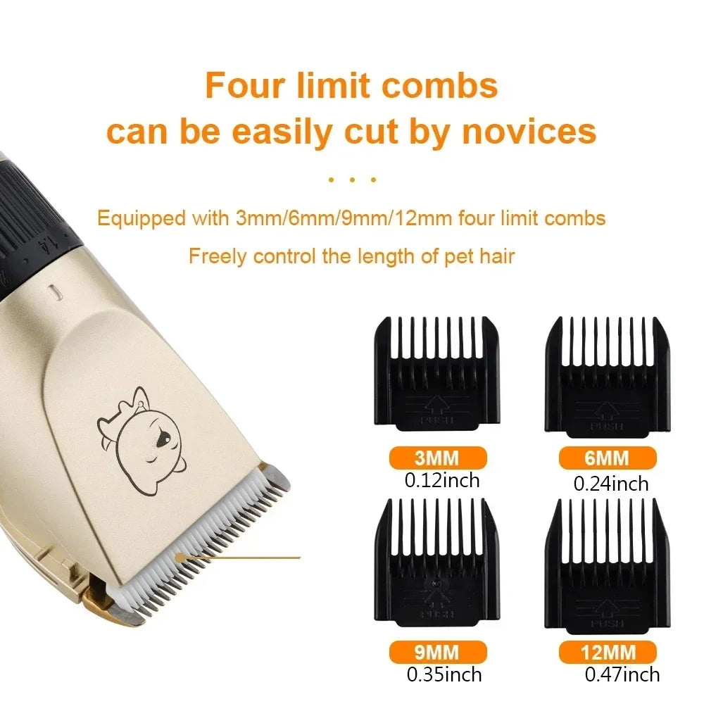 Cordless Dog & Cat Clipper | Pet Hair Trimmer Kit