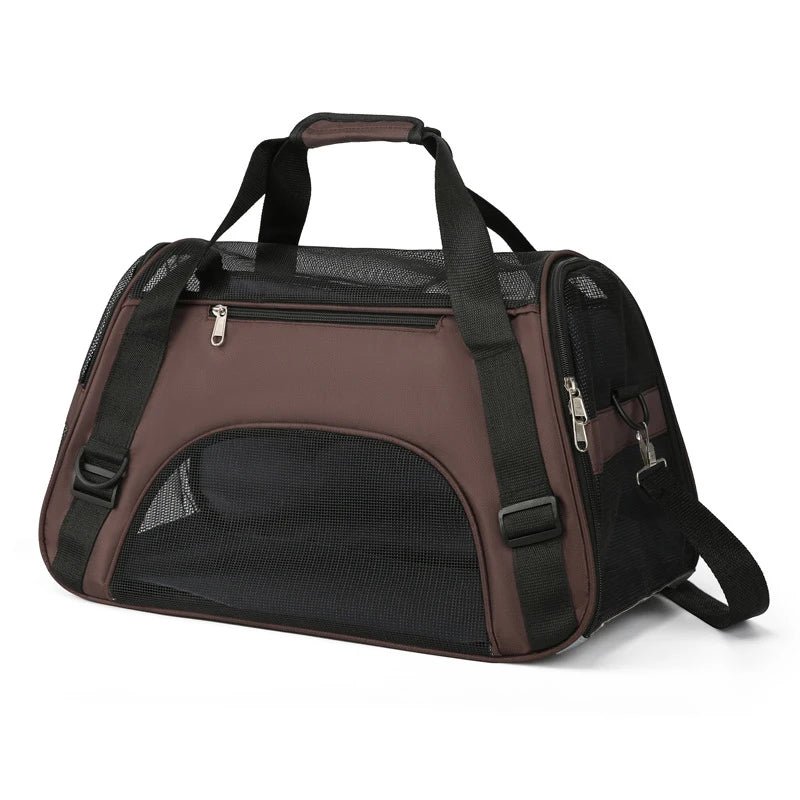 Foldable Pet Carrier Bag, Soft-Sided Travel Tote | Airline Approved S/M/L