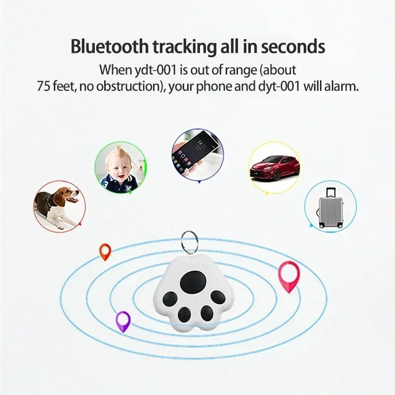 Bluetooth 5.0 Pet GPS Tracker Anti-Lost Device for Dogs and Cats