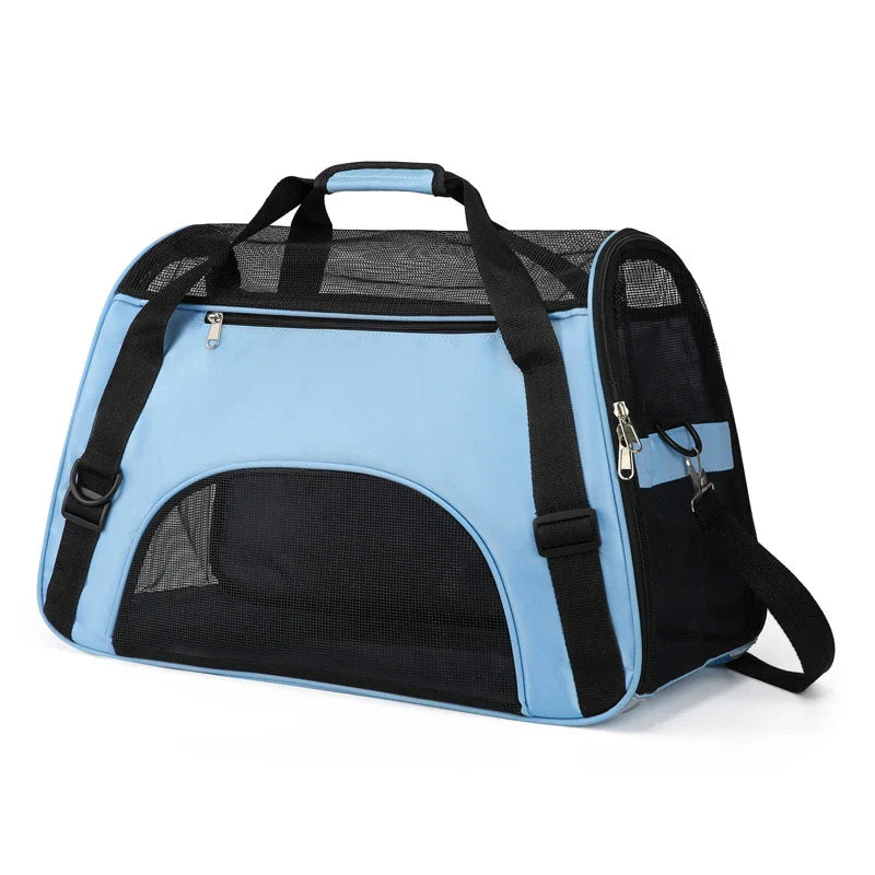 Foldable Pet Carrier Bag, Soft-Sided Travel Tote | Airline Approved S/M/L
