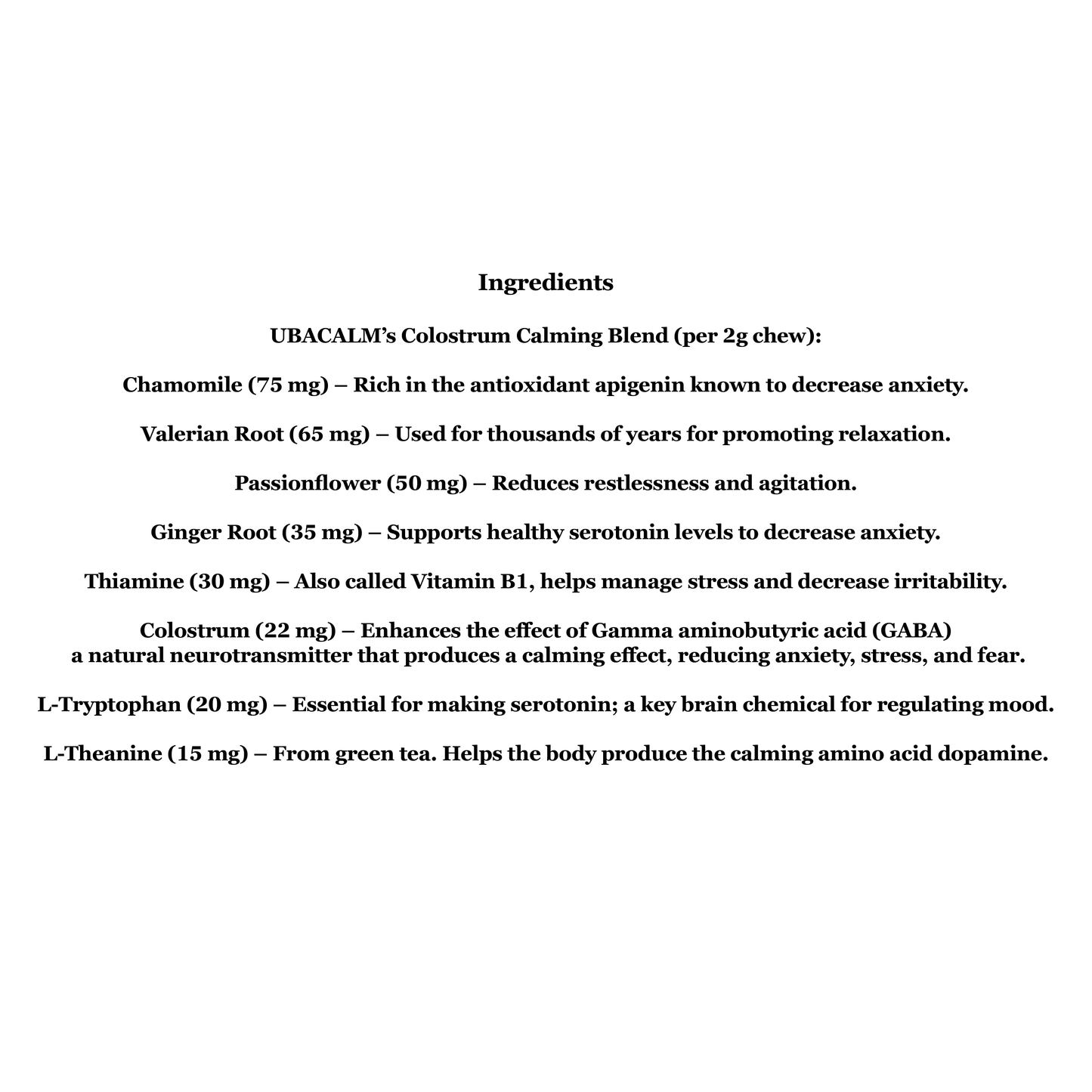 Calming Soft Chews for Dogs & Cats – Beef Flavored Stress Relief Treats
