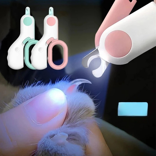 LED Pet Nail Clipper | Cat & Small Dog Grooming Scissors
